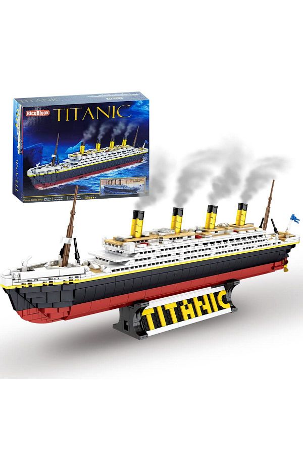 riceblock Large Titanic Blocks Set Challenging Giant Titanic Cruise Ship Model Building Blocks Set Toys fo. Trendyol