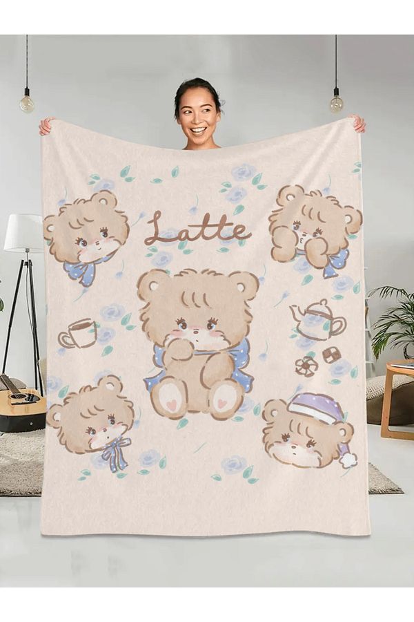 Choice Mikko Custom Blanket King Size Thick Blankets for Winter Luxury Bedding Fluffy Plaid Bed Throw Ho. Trendyol