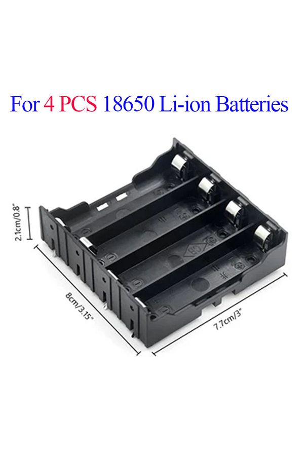 Choice-Bb04 18650 Lithium Ion Battery Storage Box 3.7v 1 2 3 4 Cell Socket For Circuit Board Product Aging 1