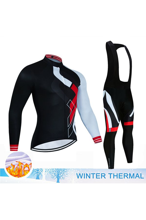 Choice 2024 Pro Winter Thermal Fleece Cycling Jersey Sets Long Sleeve Bicycle Clothing MTB Bike Wear Mai. Trendyol