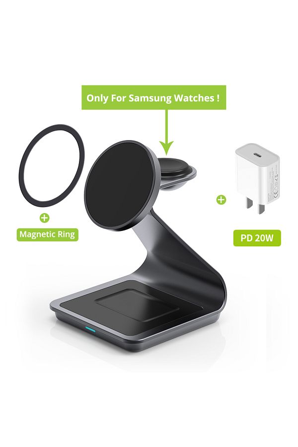 Bonola 3 in 1 wireless charger outlet