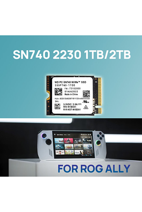 ROG Ally 2TB増設sn740