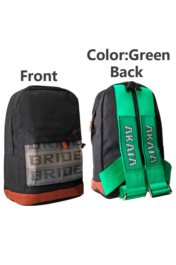 Choice JDM canvas backpack black bride bag car racing fabric takata strap school bag universal sport bag. Trendyol