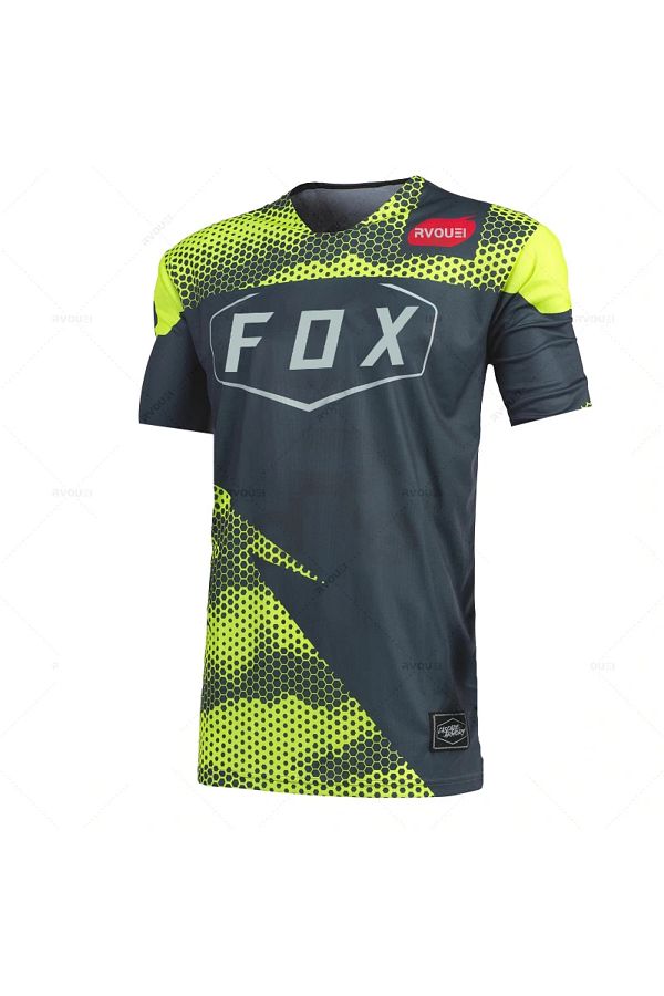 Choice Rvouei Fox Enduro MTB Cycling Sleeve Downhill Shirt Camiseta Motocross T shirt Mx Mountain Bike C. Trendyol