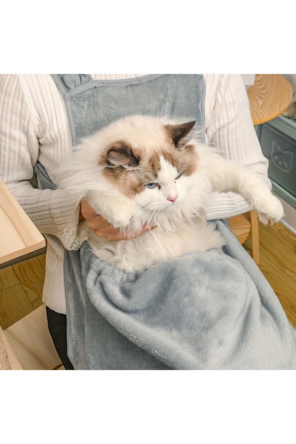 Fluffy cat pouch hoodie 2025