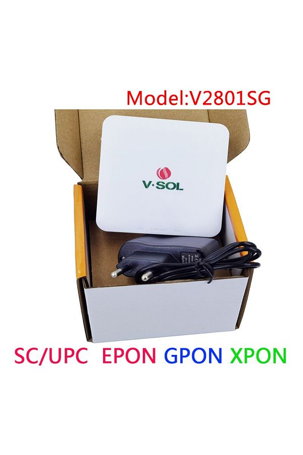 tapirapeco-VSOL ONT VS2801SG GPON Epon XPON FTTH Onu Modem 1GE terminal PPPOE ZTE chip VS2801SE Bridge Route... 1
