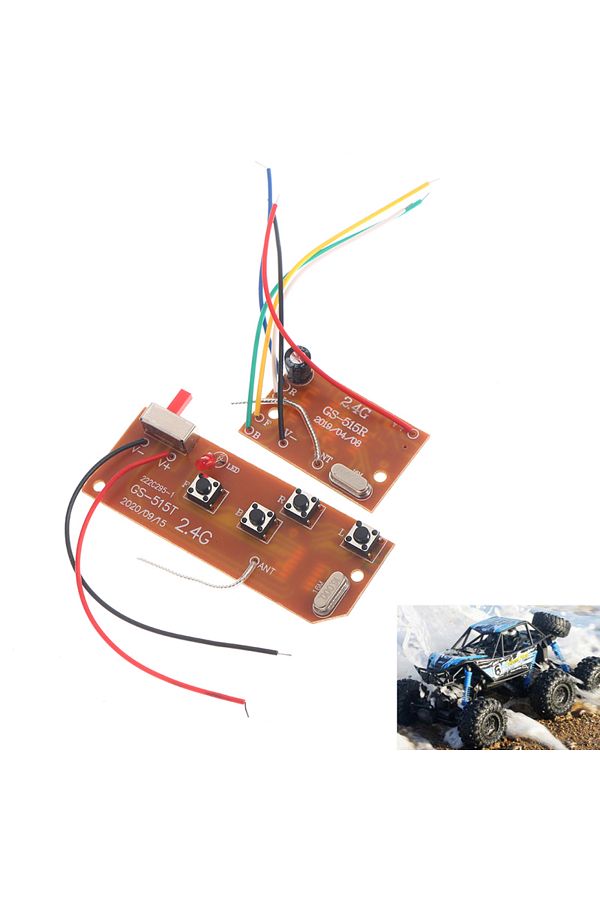 Choice 2.4G 4CH RC Remote Control 27MHz Circuit PCB Transmitter Receiver Board with Antenna Radio for RC. Trendyol