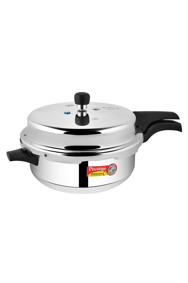 Prestige deluxe pressure pan deals