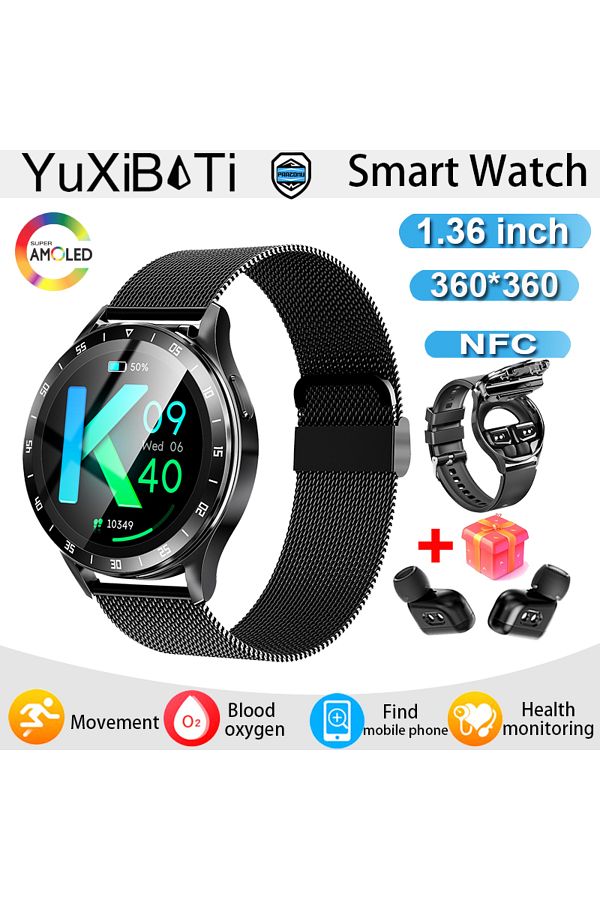 Smartwatch with bluetooth earphone cheap
