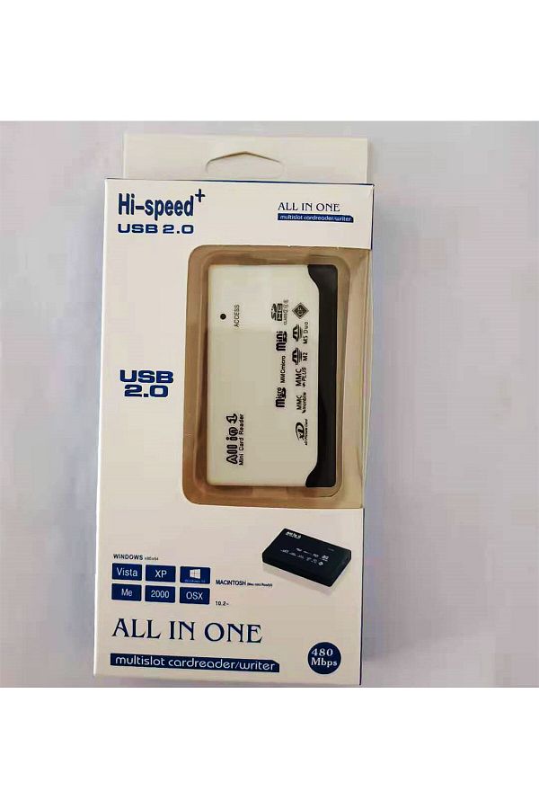 Choice-Mini Memory Cardreader All in One Card Reader USB 2.0 480Mbps Card Reader TF MS M2 XD CF Micro SD... 1