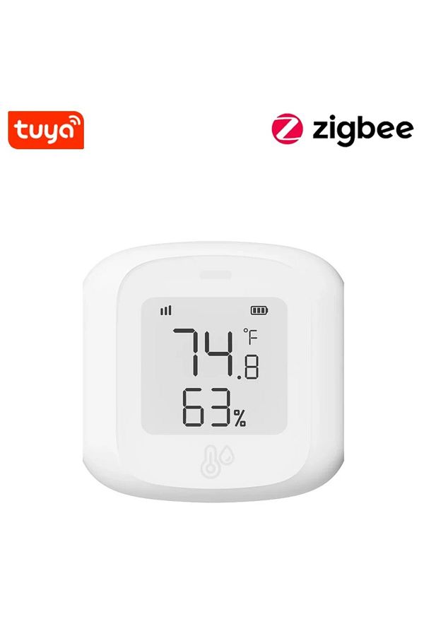 Choice-Zigbee 1pcs Tuya Smart Wifi/zigbee Temperature And Humidity Sensor Indoor Hygrometer Thermometer Wit 1