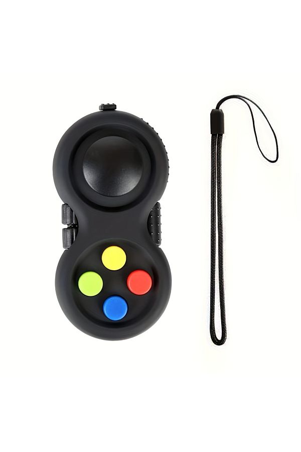 Choice-Multicolor Fidget Pad With 8 Fidget Functions, Fidget Controller Stress Reducer, Fidget Toy Cube Rel 1