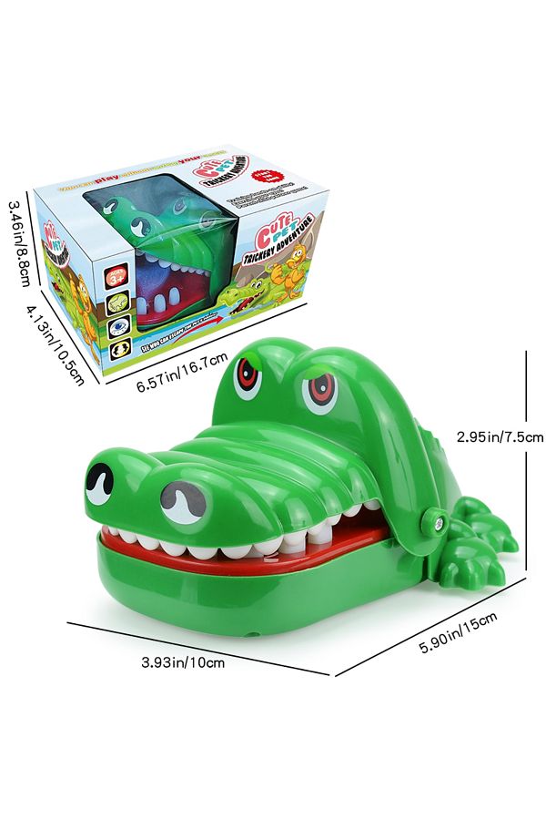 Choice-Jokes Crocodile Teeth Biting Finger Dentist Classic Family Games Funny Kids Alligator Finger-Biti... 1