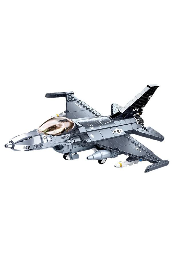 Choice-Build Your Own F-16 Fighter with Sluban's  Military Series Model Building Blocks Kit - Perfect bo... 1