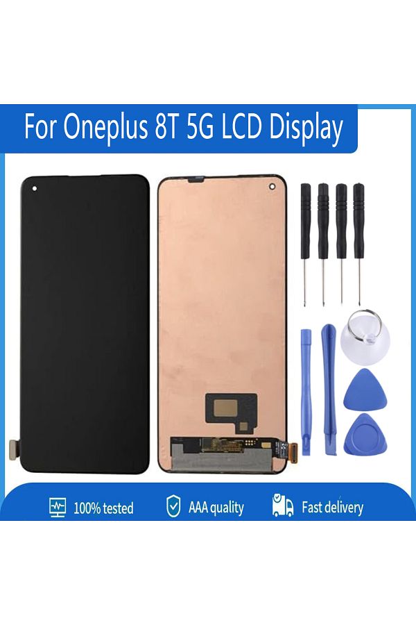 Choice-AMOLED LCD For Oneplus 8T 5G LCD Display Touch Screen Digitizer Assembly Replacement 1+8T LCD KB2... 1