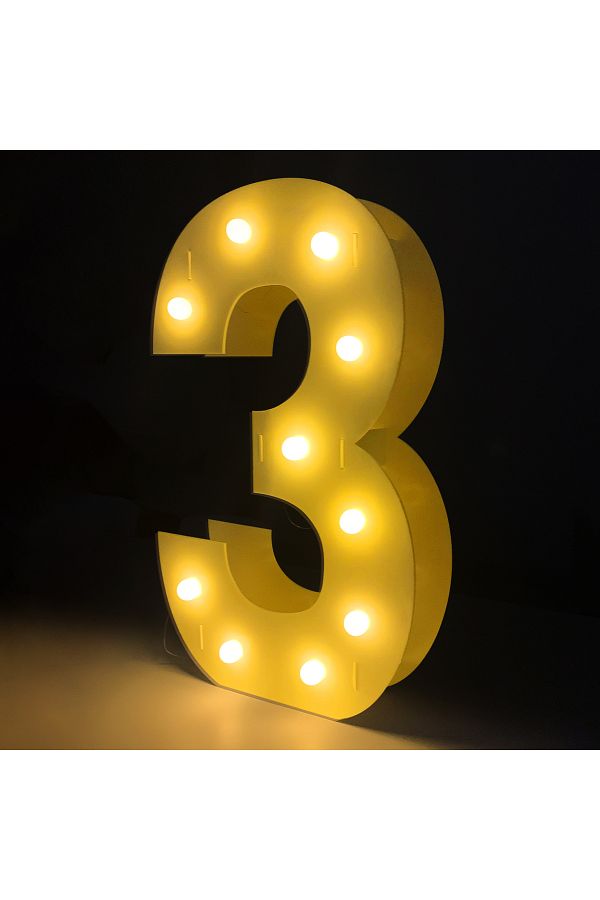 Choice-3Ft/36Inch/91.5cm Marquee Light Up Numbers for Balloons Balloon Mosaic Number Frame Easy to Assem... 1
