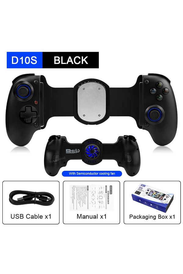 Choice-Hot Sale D10 D10S Stretching Cooling Wireless Game Controller For SWITCH/Android/Apple IOS Tablet... 1
