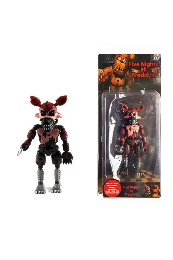 Choice HOT 5.5 inches FNAF Figures Blacklight Bonnie Foxy Chica FREDDY FROSTBE Action Figure PVC Collect. Trendyol