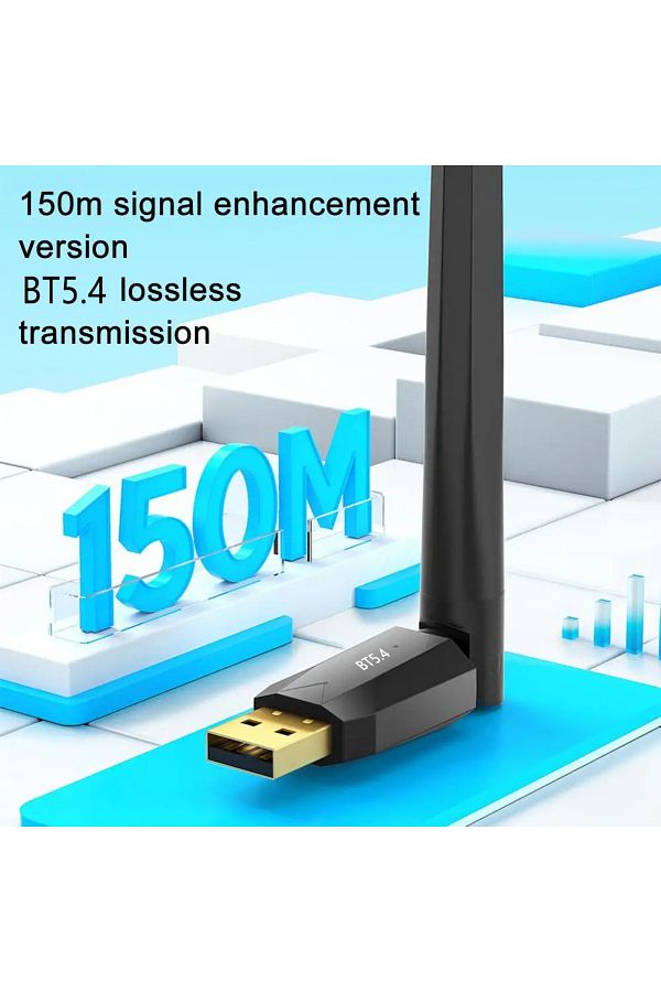 kebidu-150M Bluetooth 5.4 Adapter Free Driver USB Bluetooth Dongle Transmitter for PC Windows 11/10/8.1 ... 1