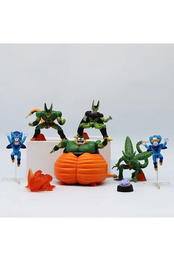 Choice-Black 7pcs/set Dragon Ball Z Cell Figure Perfect Cell First Form Pvc Action Figures Collection Model 1