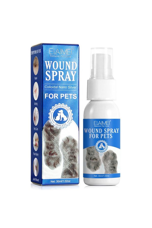 Pet silver wound spray online
