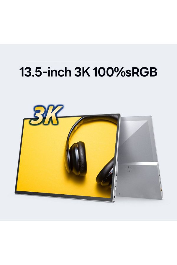 Choice-XIAN WEI 13.5 Inch 3K Portable Monitor 3:2 IPS Office Game External Display Screen USB C For Lapt... 1