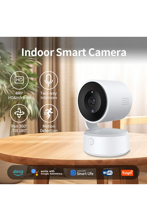 Choice-Tuya Smart WIFI 360 Camera 2-Way Voice Intercom Indoor Wireless Video Surveillance Cameras Smart ... 1