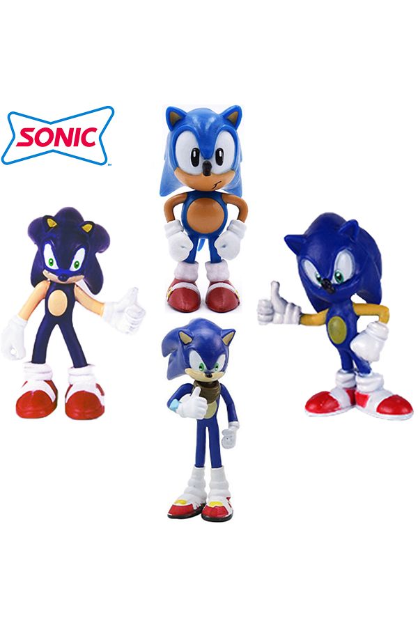 Choice 5 7cm Set Sonic Figures Doll Toy Tails Werehog Cute Cool Cartoon PVC Doll Toys Model Figures Desk. Trendyol