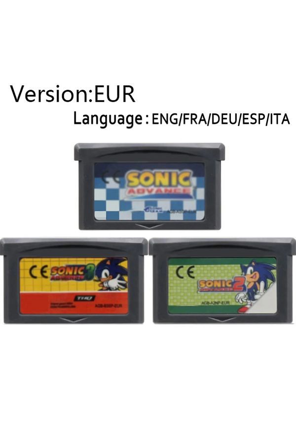 Choice-GBA Series 32-bit Video Game Cartridge Console Card Sonic Advance 1 2 3 The Hedgehog Genesis Mult... 1