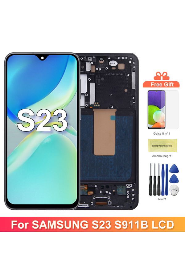 Choice-TFT S23 Screen Assembly for Samsung Galaxy S23 S911B S911B/DS Lcd Display Digital Touch Screen wi... 1