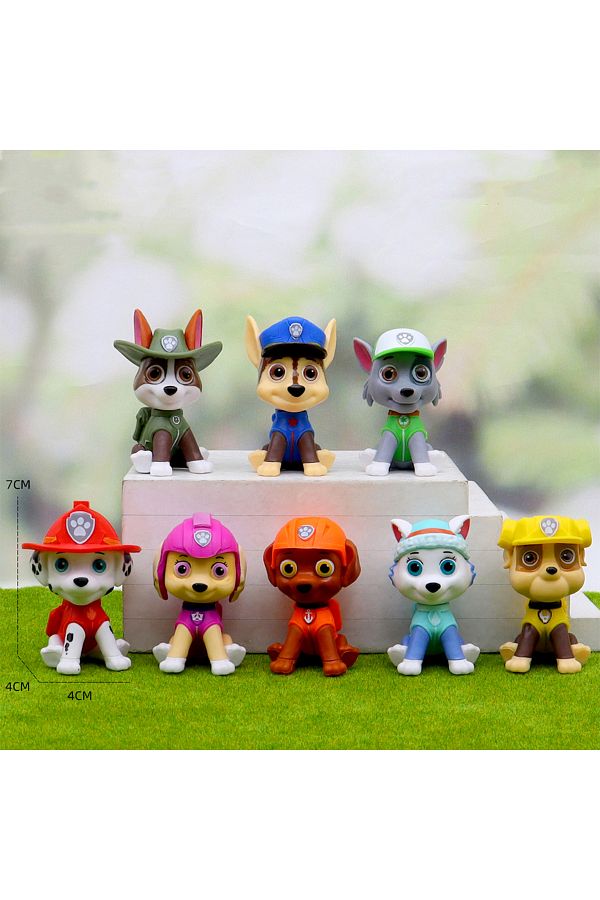Choice 8 12pcs Paw Patrol Patrulla Canina Anime Action Figures Puppy Patrol Mini Dolls Kids Toy Models 4. Trendyol