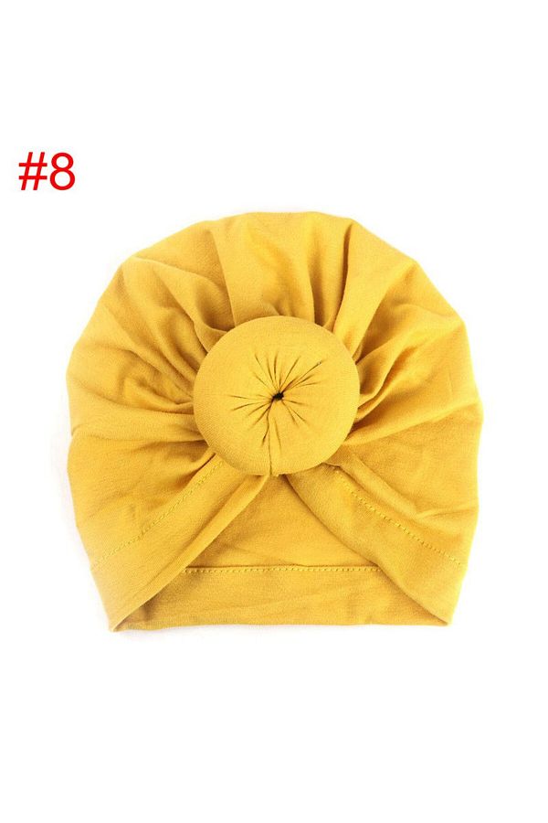 OEM-Turban bebelusi din bumbac Drool (Culoare: Galben) 1