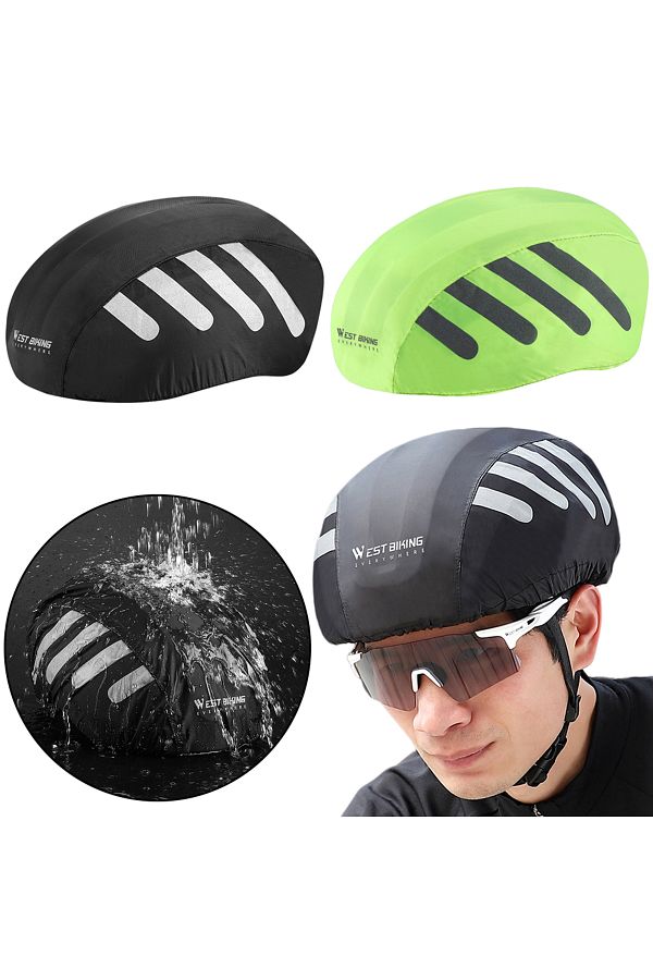 Choice WEST BIKING Bike Helmet Rain Cover With Reflective Waterproof Windproof Bicycle Helmet Cover High. Trendyol