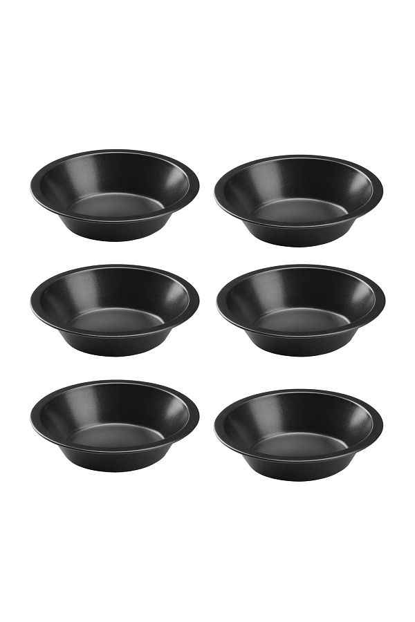 Choice 6Pcs Mini Pie Pans 5 Inch Reusable Small Pie Pans Carbon Steel Pizza Plate Round Bread Meat Pie T. Trendyol