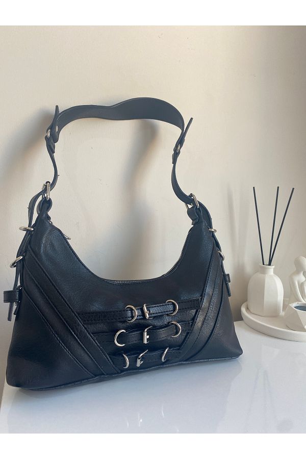 Monalisa Home Black Vintage Y2K Arm and Shoulder Bag Trendyol