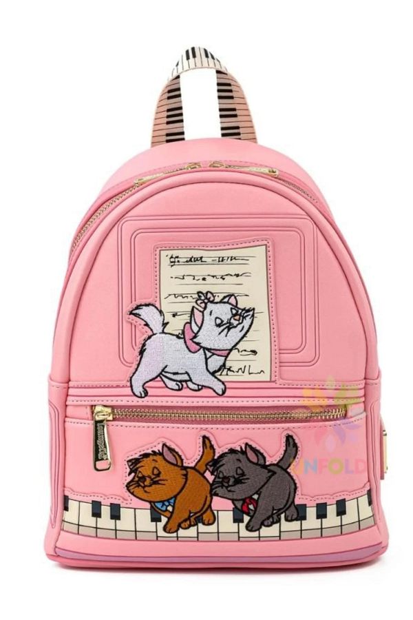 Choice Kawaii Loungefly Disney Duchess Marie Cat Piano Shoulders Bag Backpack Children School Bag Man An. Trendyol