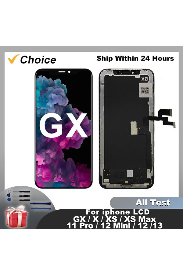 MSMADE-CHOICE GX LCD For iPhone X XS Max Display True Tone With 3D Touch Screen For iPhone 11 12 Pro Max... 1