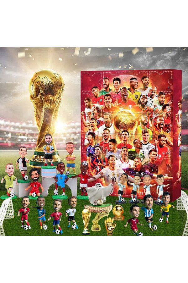 Choice-2024 Countdown Advent Calendar Soccer Kit 24 Days Building Advent Calendars Soccer Favors Sports ... 1
