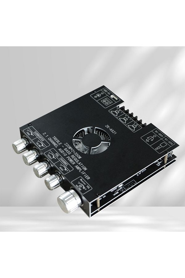 Choice-ZK-AS21 2.1 Channel TPA3255 Bluetooth Digital Power Amplifier Board Module High And Low Tone Subw... 1