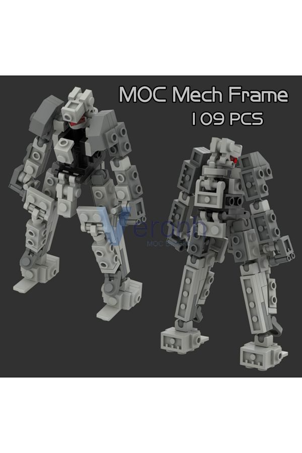 Choice 109 PCS Mech Frame Action Figure Model Building Blocks Kit Creative Mechanical Robot MOC Assembly. Trendyol