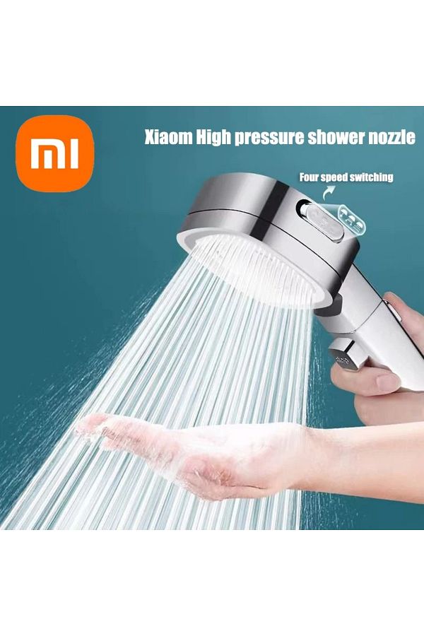 Xiaomi-Xiaomi High Pressure Shower Head Water Saving 3-Modes Shower Heads Adjustable Water Massage Spray... 1