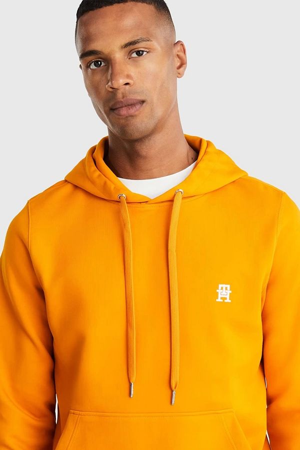 Tommy hilfiger orange hoodie on sale
