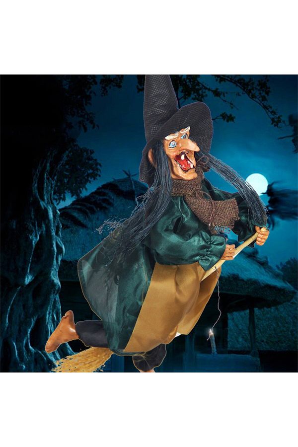Choice-Halloween Talking Witch Decorations Hangings Witch Halloween Decorations Hangings Animated Witch ... 1