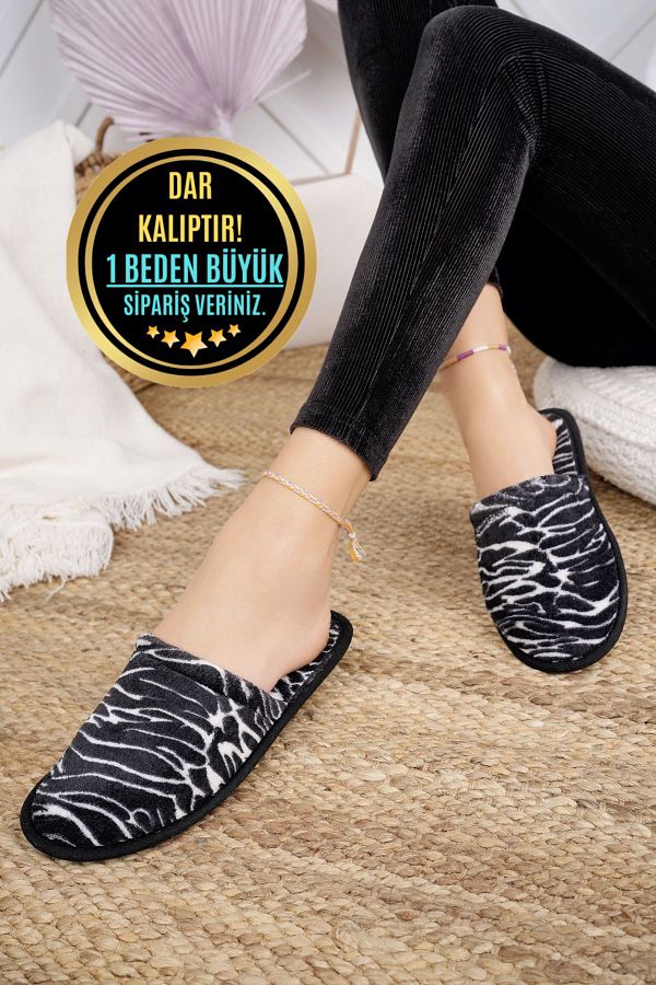 Modafırsat-Women's Winter Slippers Plush Washable Daily House Slippers Guest Dowry Bundle Bridal Slippers 1