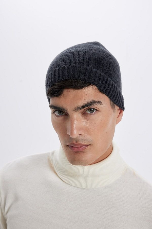 DeFacto-Herren Basic Plain Strickmütze 3133707 1