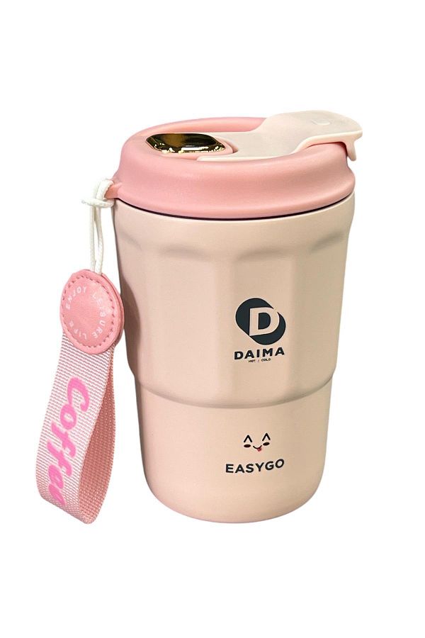 DAIMA HOT / COLD-Daima Easy Go 380 ml Pink Thermos 1