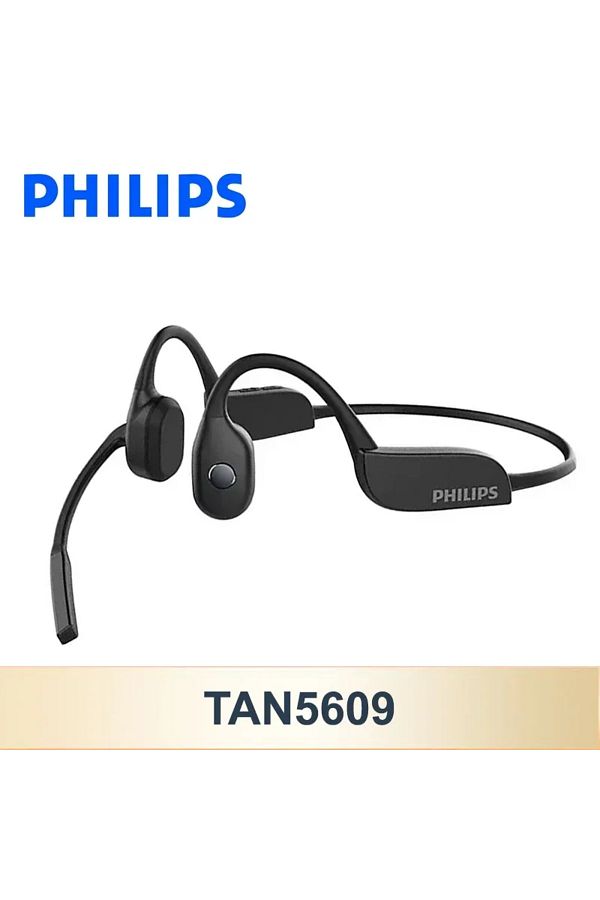 Philips-New Philips TAN5609 Bone Conduction Headphone Wireless Bluetooth 5.2 Earphone Call Noise Reductio... 1
