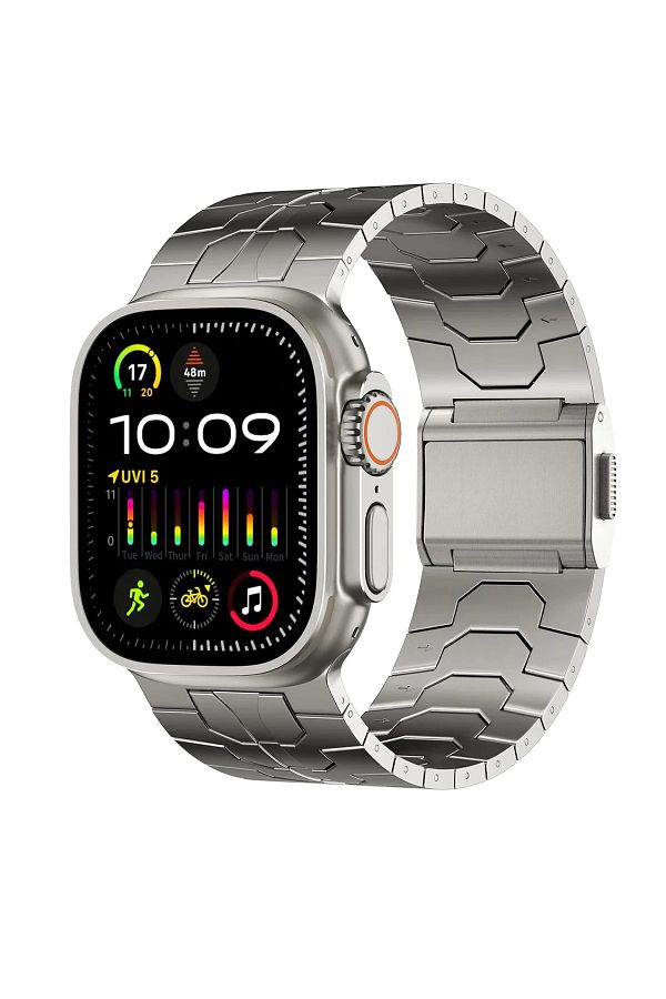 Choice Iron Man Magnetic Stainless Steel Watch Strap for apple watch band ultra 2 1 49mm bracelet for iw. Trendyol