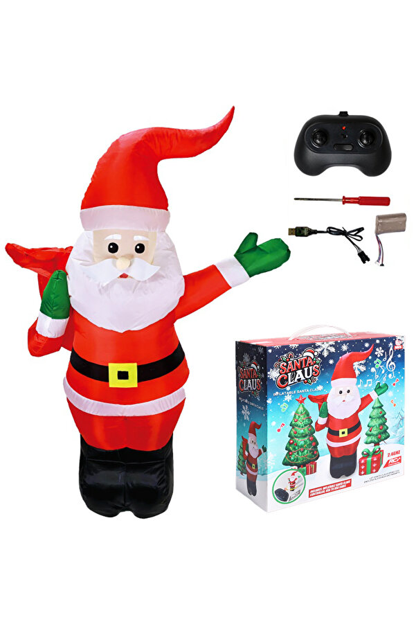 Choice Large Inflatable Remote Control Santa Claus RC Electric Walking ...