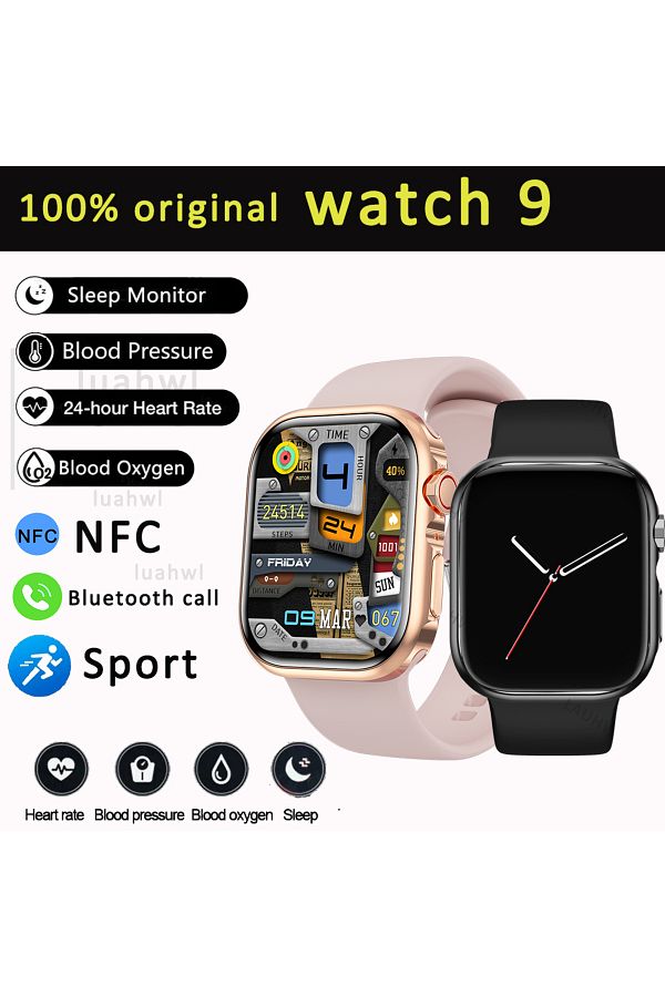Choice Watch 9 41mm Smartwatch For Apple Android GPS fitness track Women Smart Watch NFC SIRI Custom dia. Trendyol
